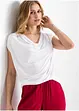 Topp med drapering, bonprix