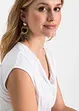 Topp med drapering, bonprix
