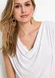 Topp med drapering, bonprix