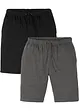 Bermudashorts i lett trikotmateriale (2-pack), bonprix