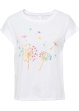 T-shirt med blomsterprint, RAINBOW