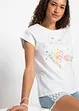 T-shirt med blomsterprint, bonprix