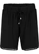 Jerseyshorts i viskosemiks med komfortlinning og blonder, bonprix