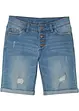 Stretchy jeansshorts til jente, bonprix