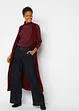 Wide Leg-jeans High Waist, komfortlinning, bonprix