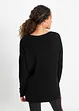 Oversized strikkegenser i viskosemiks, bonprix