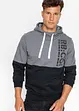 Sweatshirt med hette, Slim Fit, bonprix