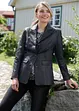 Lang blazer i skinnimitasjon, bonprix