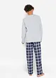 Pyjamas med økologisk bomull (4-delt sett), bonprix
