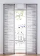 Panelgardin med tverrstriper (1-pack), bonprix