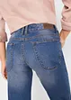 Wide Leg-jeans Mid Waist, stretch, bonprix