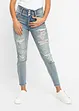 Highwaist skinny-jeans med destroy-effekter, bonprix