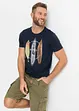 T-skjorte i ren økologisk bomull, Slim Fit, bonprix