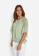 Chiffonbluse med topp under, bonprix