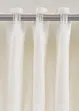 Bomullsgardin med lin (1-pack), bonprix