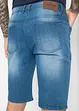 Stretchy jeansbermuda med forsterket skritt, Regular Fit, bonprix