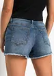 Jeans-shorts med broderi, bonprix