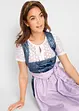 Dirndl med forkle, midi-lengde (2-delt sett), bonprix