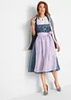 Dirndl med forkle, midi-lengde (2-delt sett), bonprix