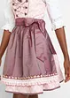 Dirndl med forkle, knelang (2-delt sett), bonprix