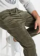 Slim Fit-kordfløyelsbukse med stretch og komfortsnitt, bonprix