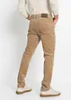 Slim Fit-kordfløyelsbukse med stretch og komfortsnitt, bonprix