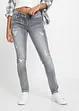 Skinny Jeans med destroy-effekter, bonprix