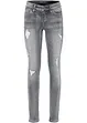 Skinny Jeans med destroy-effekter, bonprix