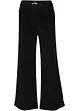Bukse med stretch og vide ben, High Waist, bonprix