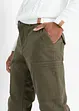 Regular Fit stretch termobukse med cargo-lommer, Straight, bpc bonprix collection