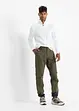 Regular Fit stretch termobukse med cargo-lommer, Straight, bpc bonprix collection