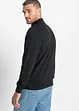 Sweatshirtjakke med høy kant i halsen, bonprix