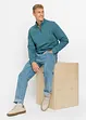 Sweatshirt med troyer-krage, bonprix