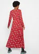 Maxikjole av bærekraftig viskose med print, lang arm, bpc bonprix collection