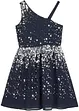 One-Shoulder festkjole med paljetter til jente, bpc bonprix collection