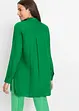 Lang bluse i lett viskose med splitt, bonprix