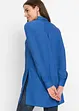 Lang bluse i lett viskose med splitt, bonprix