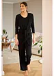 Loungewear kosedress (3-delt sett) med viskose, bonprix