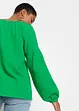 Musselinbluse i bomull, bonprix