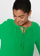 Musselinbluse i bomull, bonprix