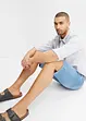 Bermudashorts i sweat-denim look med komfortsnitt, Regular Fit, bonprix