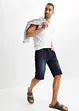 Bermudashorts i sweat-denim look med komfortsnitt, Regular Fit, bonprix