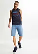 Bermudashorts i sweat-denim look med komfortsnitt, Regular Fit, bonprix