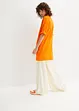 Oversized, lang bluse i bomullsmusselin, bonprix