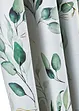 Mørkleggingsgardin med med blomstermønstret glanstrykk (1-pack), bonprix