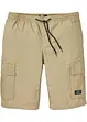Pull on-bermudashorts med komfortsnitt og cargolommer, Regular Fit, bonprix