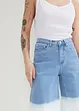 Wide Leg-jeans, Mid Waist, bermuda Dip Dye, John Baner JEANSWEAR