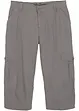 Bukse i 100% bomull og 3/4-lengde, Loose Fit, bonprix