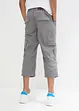 Bukse i 100% bomull og 3/4-lengde, Loose Fit, bonprix