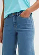 Wide Leg-jeans Mid Waist, Cropped, bonprix